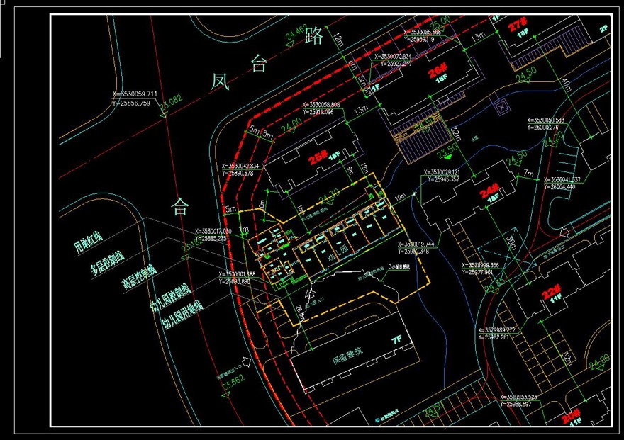 014三层9班幼儿园建筑施工图（CAD+文本）