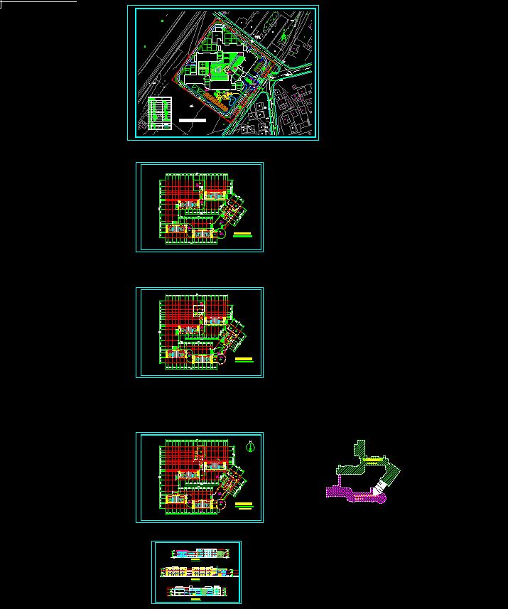 028二十四班幼儿园建筑方案设计（CAD+文本）