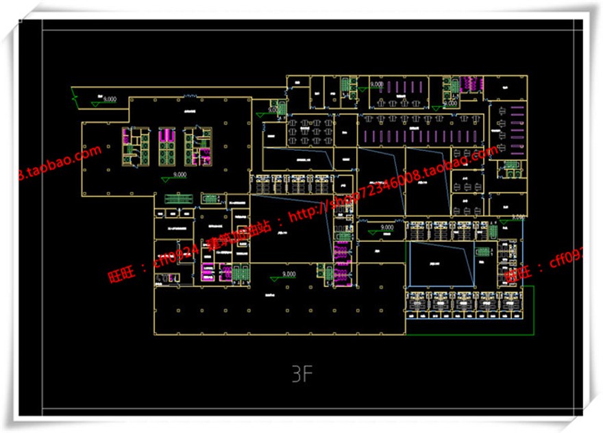 建筑图纸179四星级酒店建筑设计方案SU模型+cad详细方案图纸