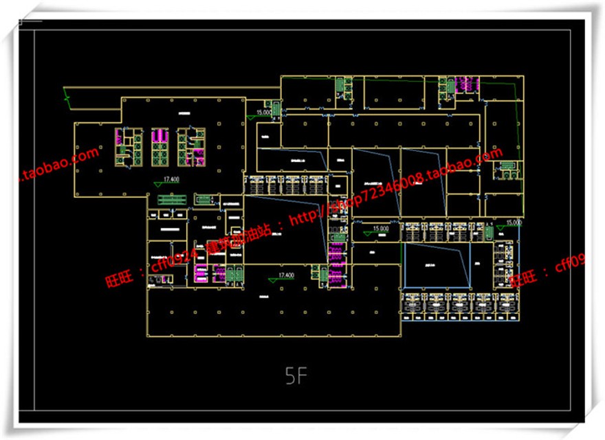 建筑图纸179四星级酒店建筑设计方案SU模型+cad详细方案图纸