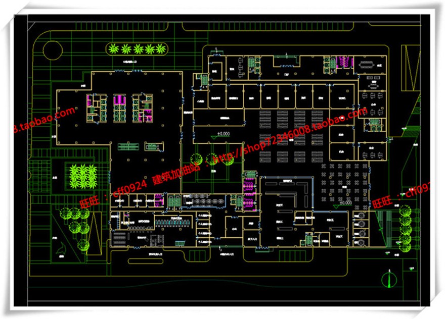 建筑图纸179四星级酒店建筑设计方案SU模型+cad详细方案图纸