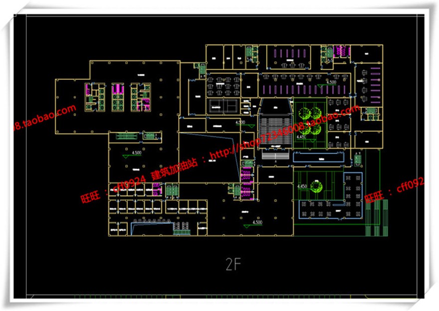 建筑图纸179四星级酒店建筑设计方案SU模型+cad详细方案图纸