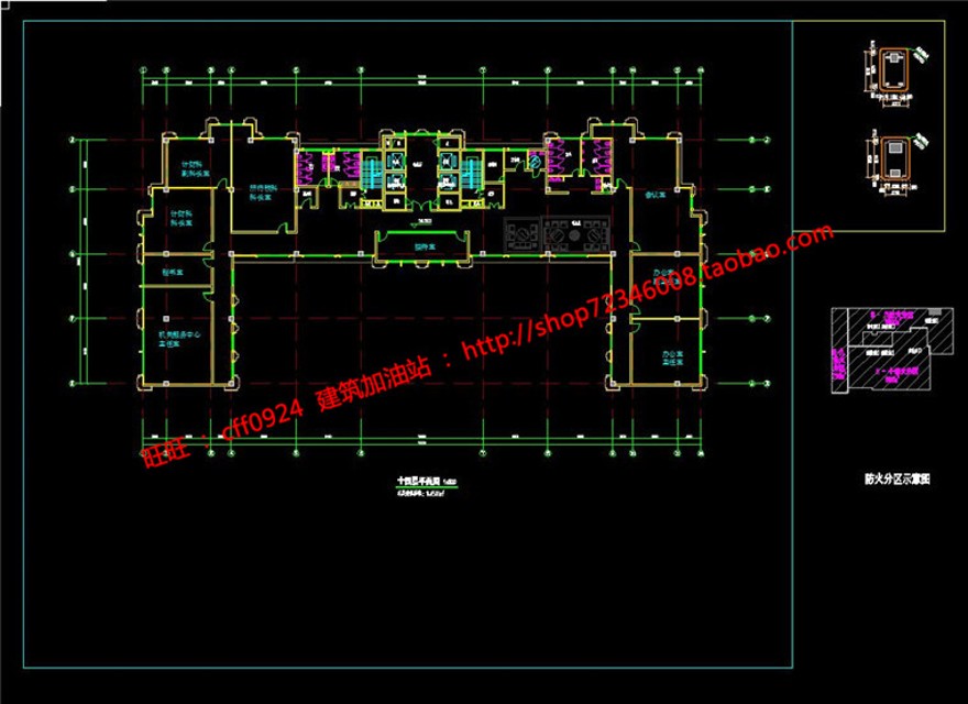 监察局检察院建筑设计cad图纸su模型效果图学生毕业建筑资源