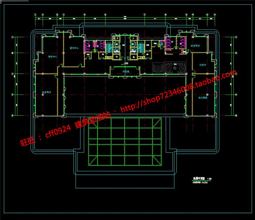 监察局检察院建筑设计cad图纸su模型效果图学生毕业建筑资源