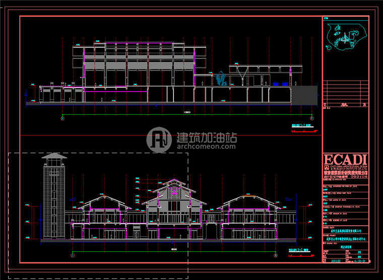 建筑图纸167酒店设计景观建筑规划项目酒店设计资料酒店cad图纸/SU模型方案图