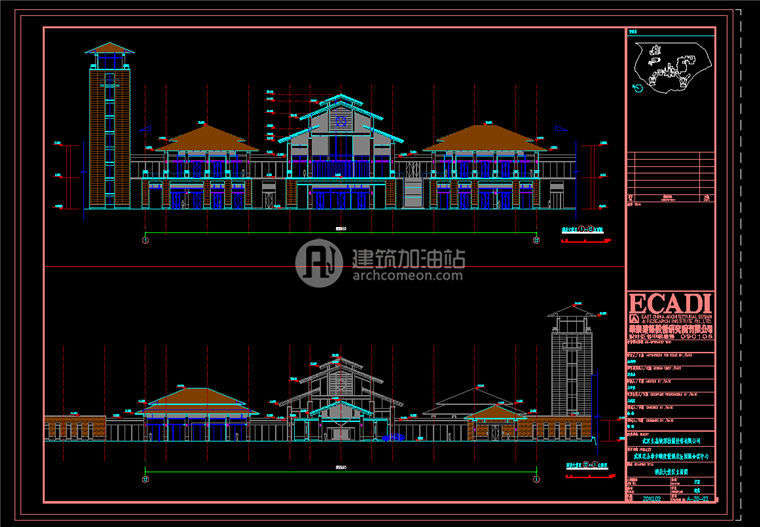 建筑图纸167酒店设计景观建筑规划项目酒店设计资料酒店cad图纸/SU模型方案图