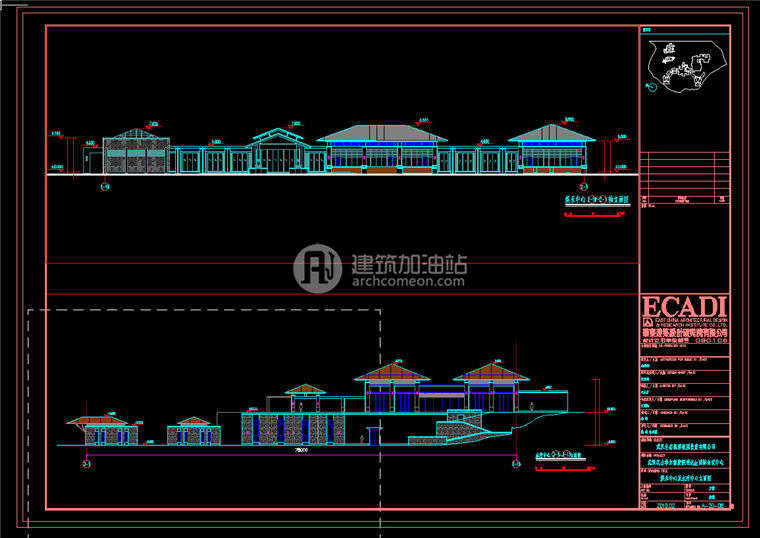 建筑图纸167酒店设计景观建筑规划项目酒店设计资料酒店cad图纸/SU模型方案图