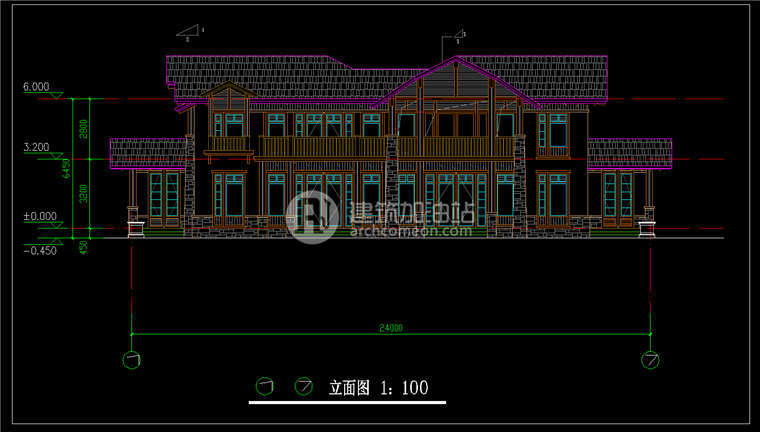 建筑图纸170假日酒店温泉度假酒店su模型/cad图纸/效果图