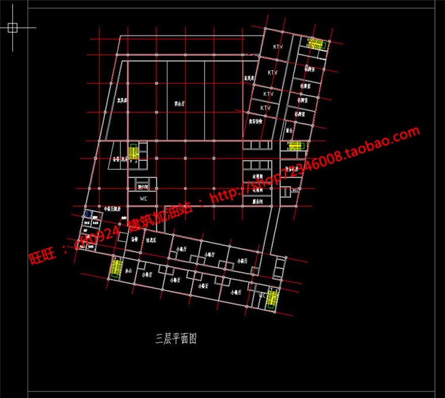 su模型+cad图纸全快捷酒店宾馆建筑方案设计