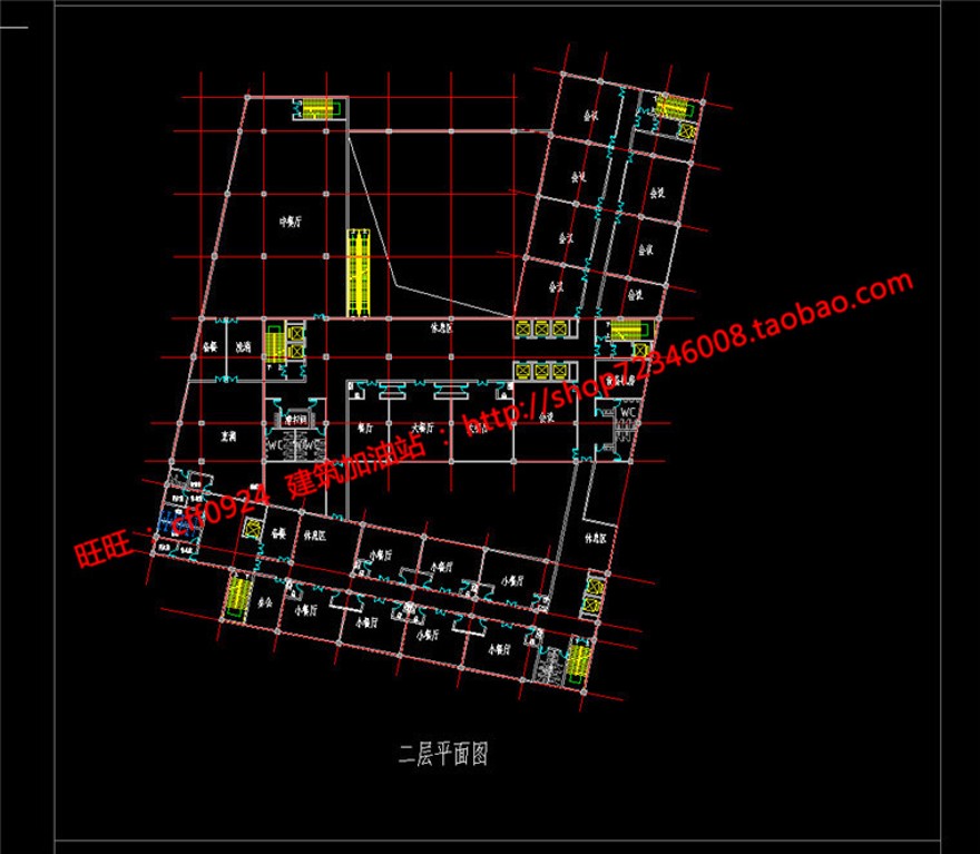 su模型+cad图纸全快捷酒店宾馆建筑方案设计