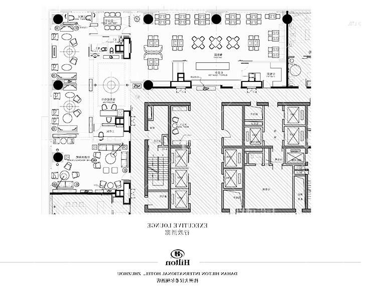 资源素材新中式风格行政酒店深化设计公共空间建筑景观CAD+效果图