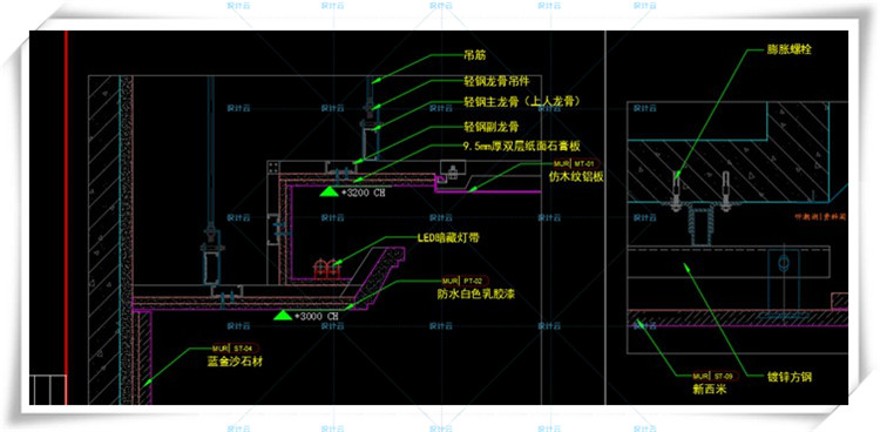 完整武汉洲际酒店金螳螂方案+效果图+CAD+机电水+实景图+建筑资源