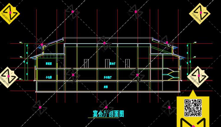 新中式风格山地住宅酒店休闲山庄会所温泉度假村设计su模型cad效果图