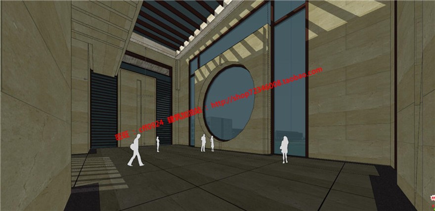 中石油公建总部基地办公楼厂区SU模型+CAD图纸施工图