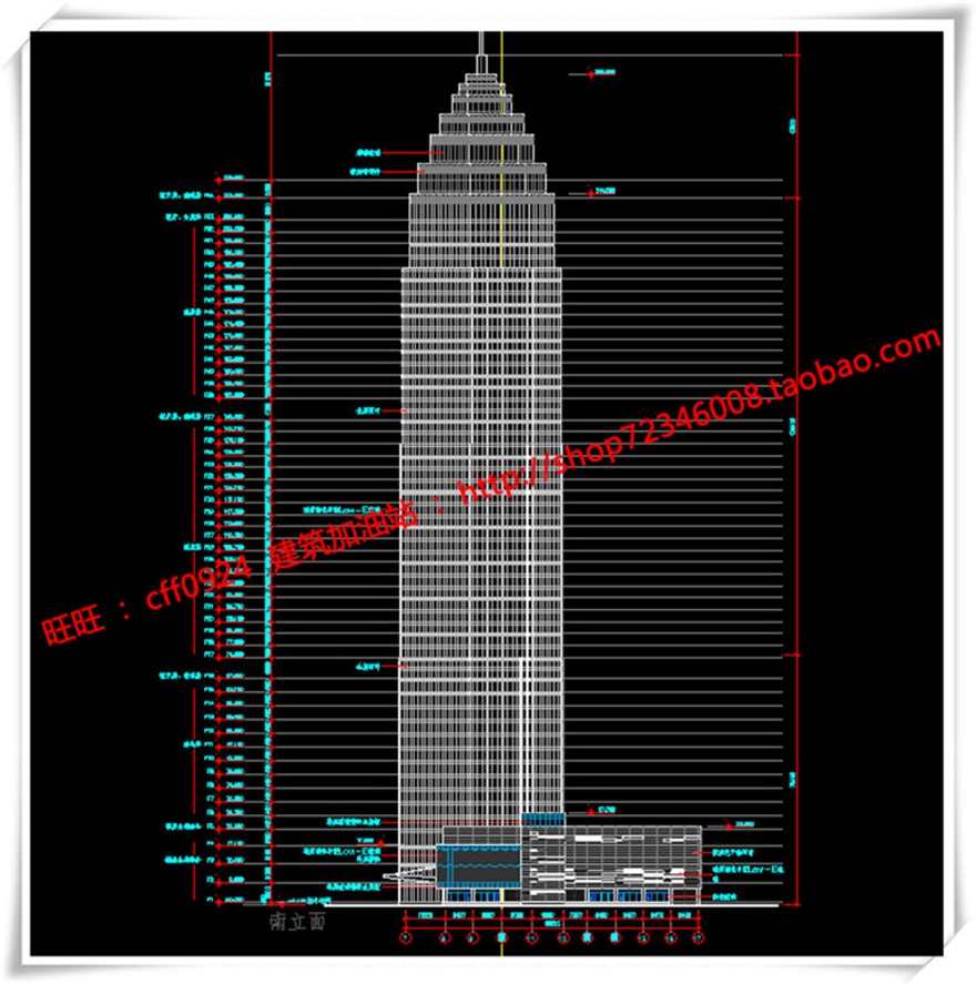 建筑资源84高层住宅办公设计SU模型+cad图纸+效果图+3Dmax