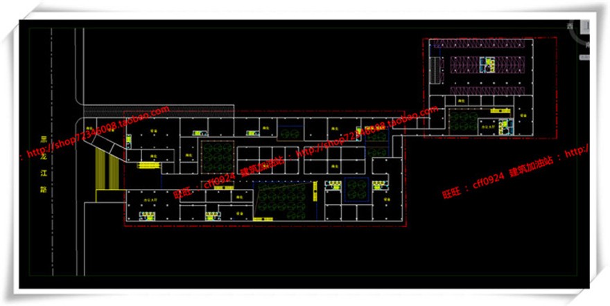 建筑资源88产业办公/园区办公/办公楼SU模型+cad图纸+ppt文本