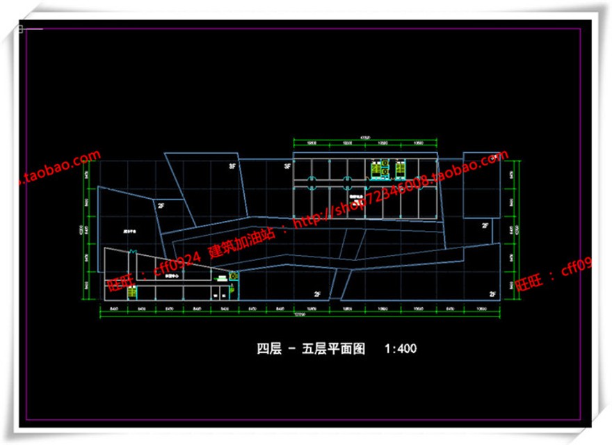 建筑图纸215商业设计综合体两个方案cad图纸+su模型+文本ppt