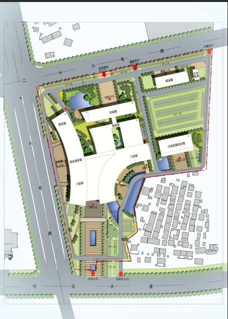 006武穴市第一人民医院新院区（CAD+文本+动画）