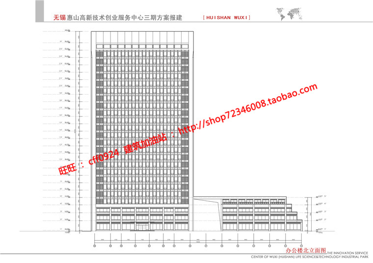 商务办公精装公寓cad平立剖效果图文本建筑景观规划资料高层住宅酒店建筑资源