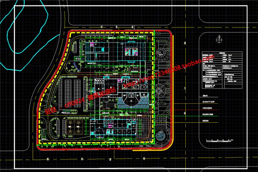 商务办公精装公寓cad平立剖效果图文本建筑景观规划资料高层住宅酒店建筑资源