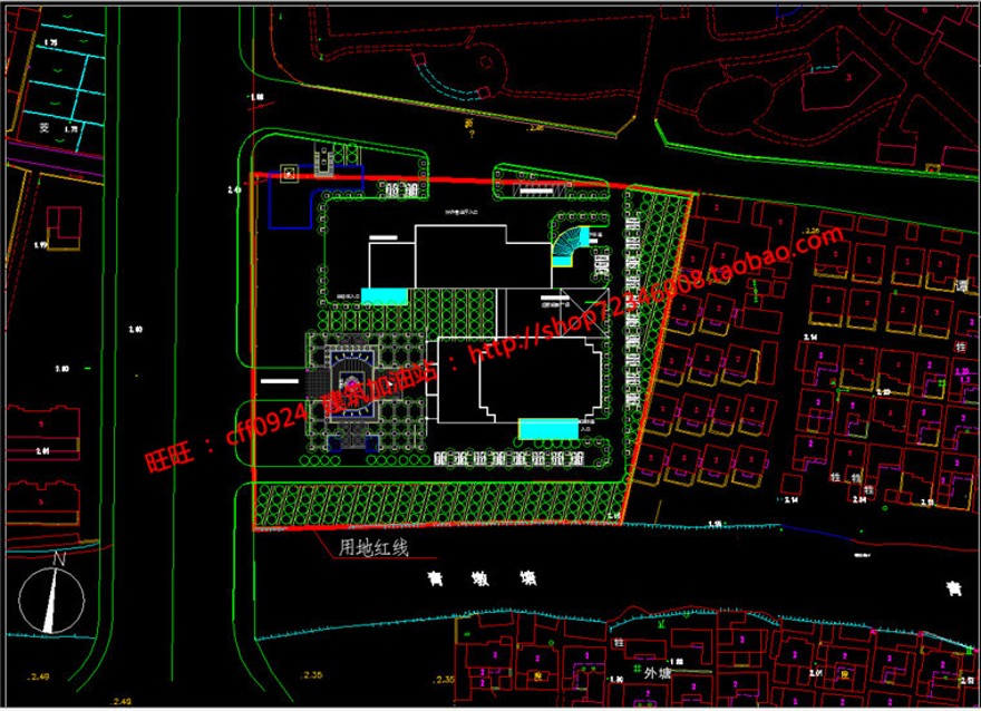 银行办公高层住宅景观建筑规划项目设计CBDsu模型cad图纸效果图