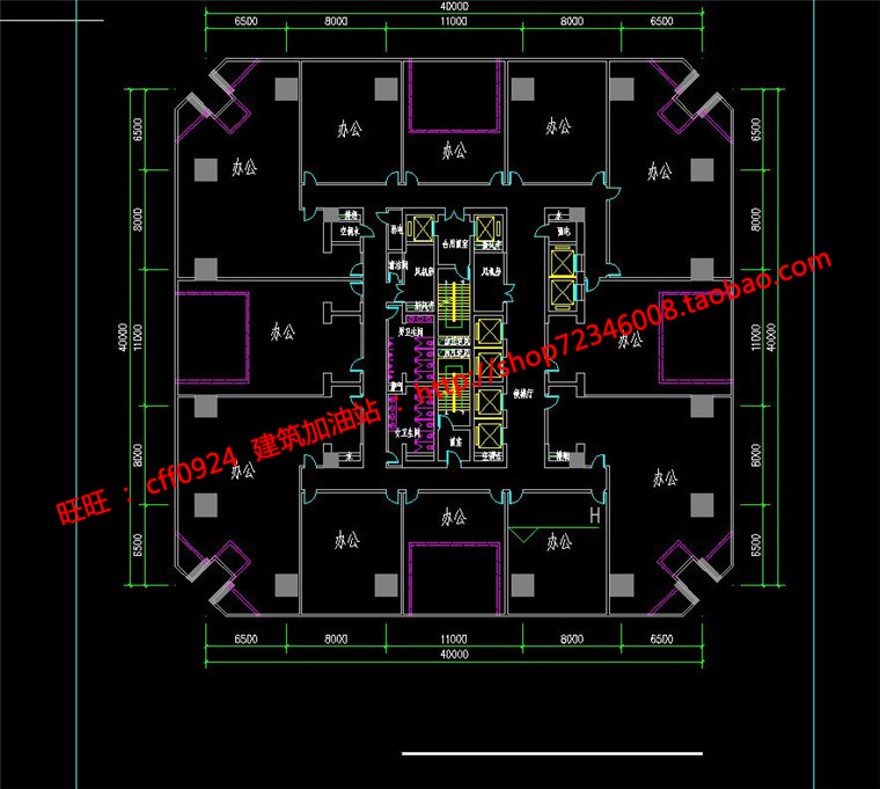 办公楼设计精选中标景观建筑规划项目cad图纸su模型效果图文本