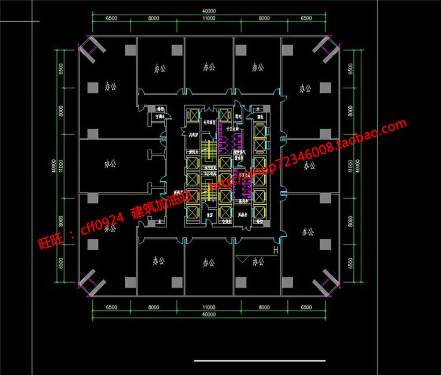 办公楼设计精选中标景观建筑规划项目cad图纸su模型效果图文本