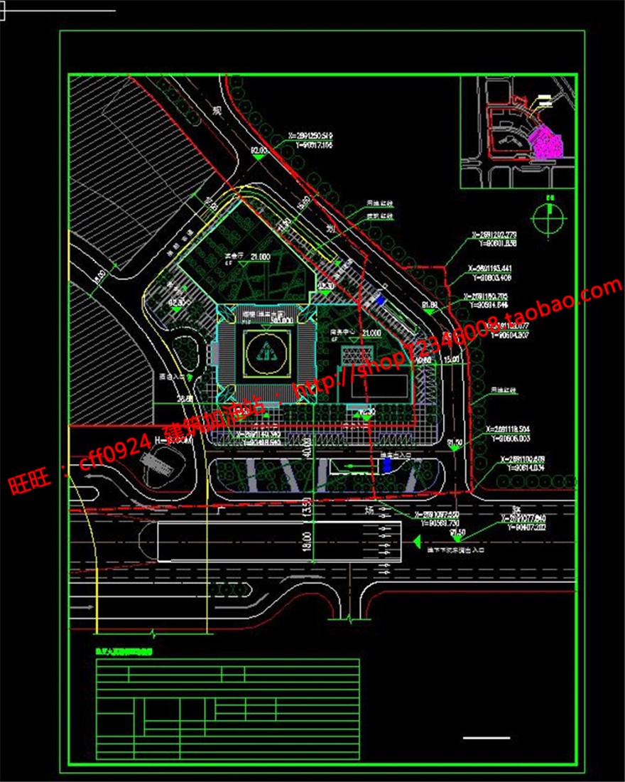 办公楼设计精选中标景观建筑规划项目cad图纸su模型效果图文本