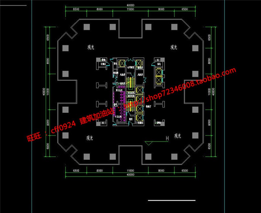 办公楼设计精选中标景观建筑规划项目cad图纸su模型效果图文本