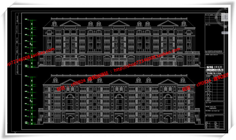 建筑图纸290花园洋房住宅/多层住宅楼全套设计有SU模型/sketchup模型建筑资源