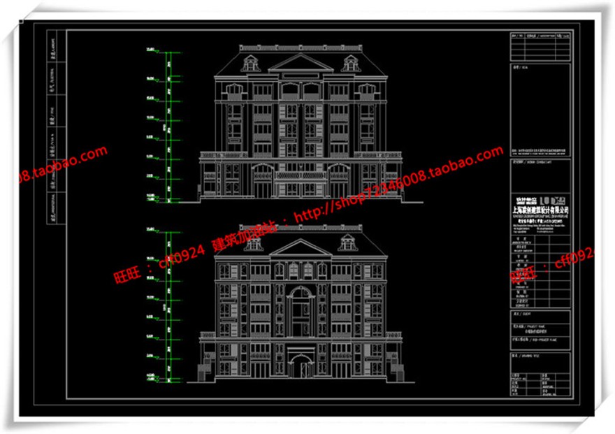 建筑图纸290花园洋房住宅/多层住宅楼全套设计有SU模型/sketchup模型建筑资源