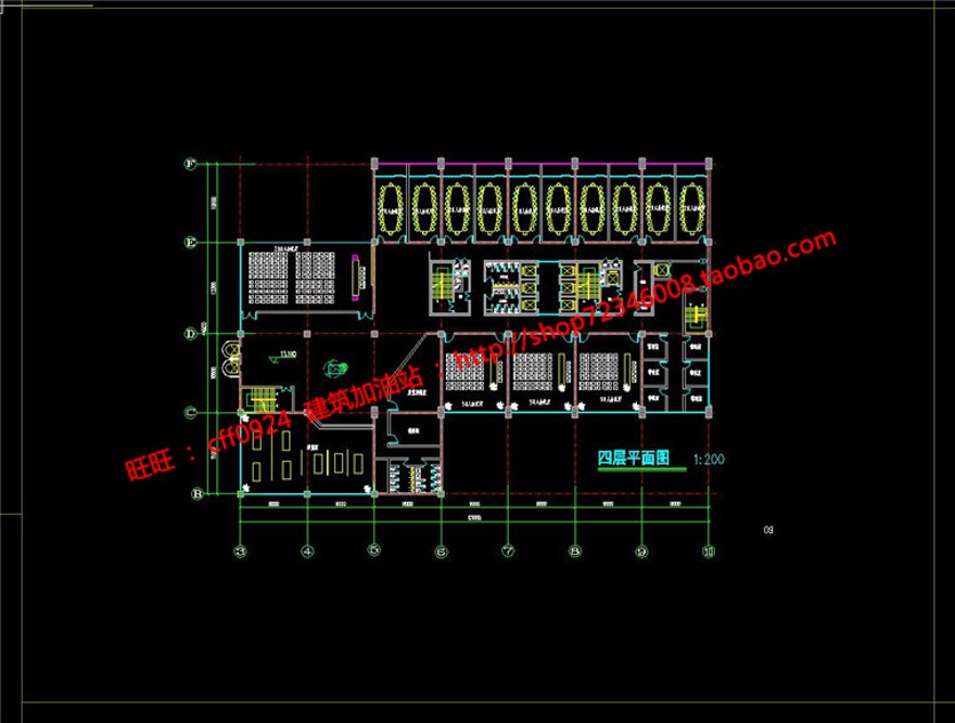 办公楼设计学生设计作业有cad图纸su模型建筑景观规划资料