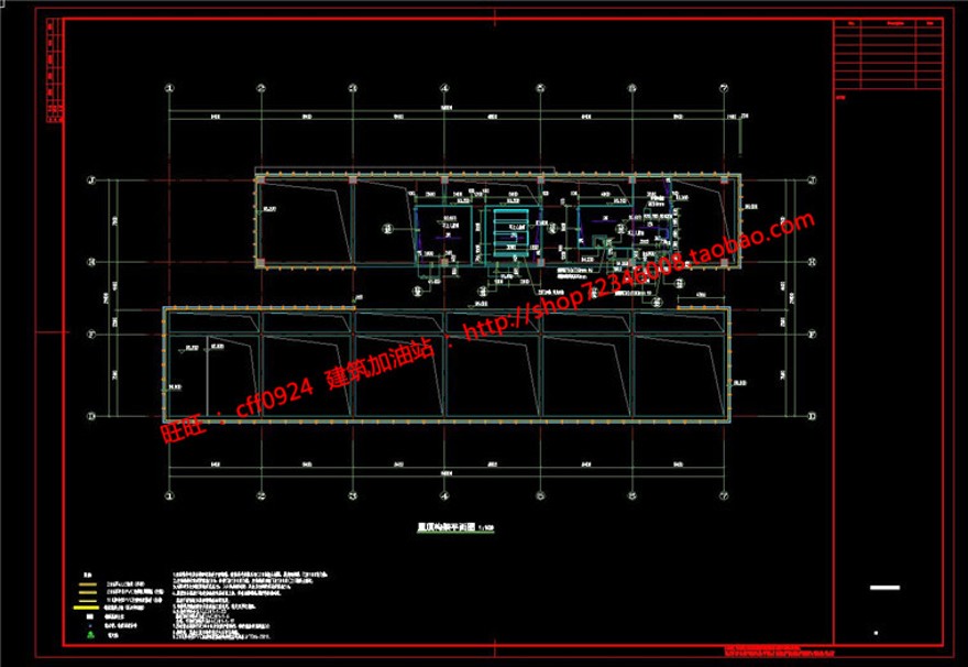 中标景观建筑规划项目精品科技园办公楼设计cad施工图su细模效果图