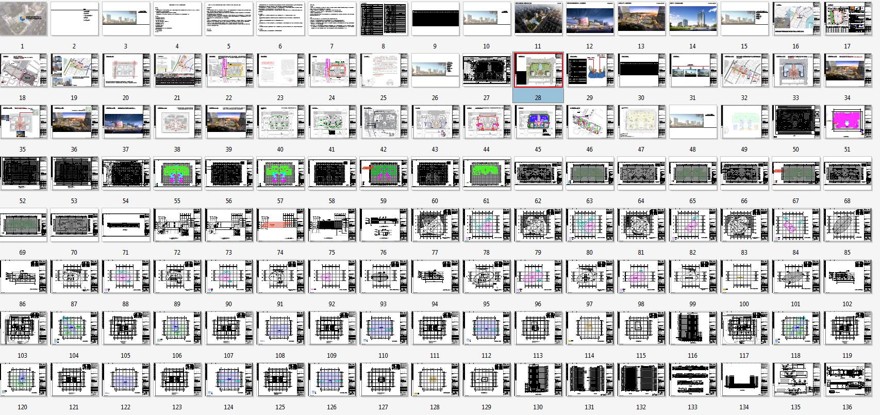 029南昌莱蒙新都会中心规划及建筑方案（CAD+文本）