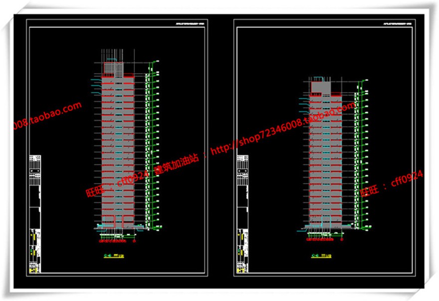 建筑图纸289新世纪多层住宅住宅景观建筑规划项目全套sketchup模型+cad图纸+效果建筑资源