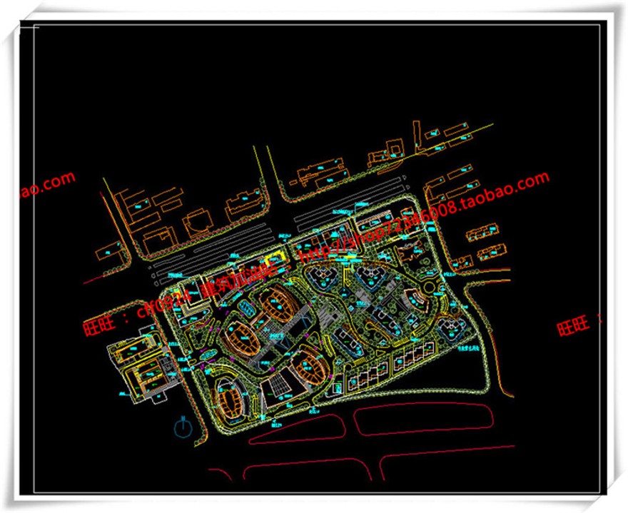 建筑图纸289新世纪多层住宅住宅景观建筑规划项目全套sketchup模型+cad图纸+效果建筑资源