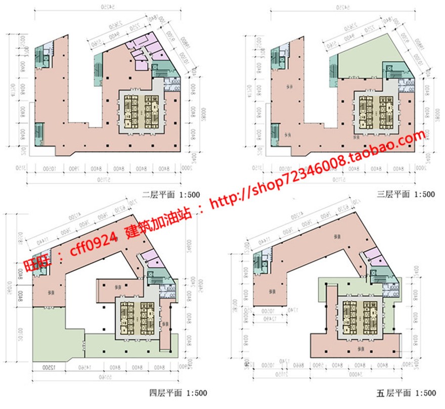 高层住宅办公楼竞赛资料写字楼cad图纸su模型效果图psd