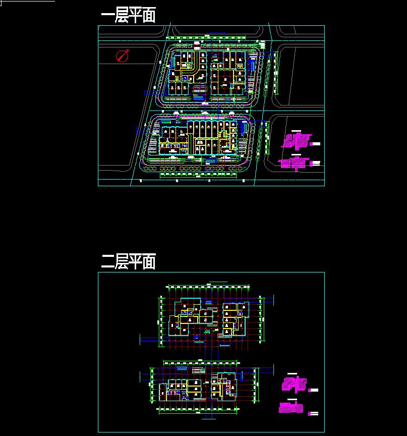 075招商局前海自由贸易中心一期景观建筑规划项目1号地块（CAD+文本）