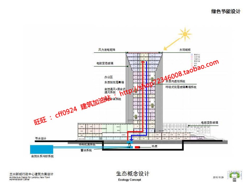 高层住宅现代风行政办公楼设计cad总图平面su模型文本jpg效建筑资源