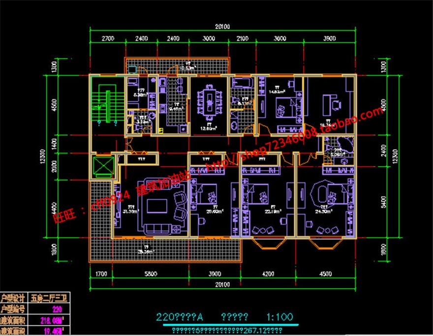 F住宅单体建筑方案设计cad图纸平面立面su模型skp效果建筑资源