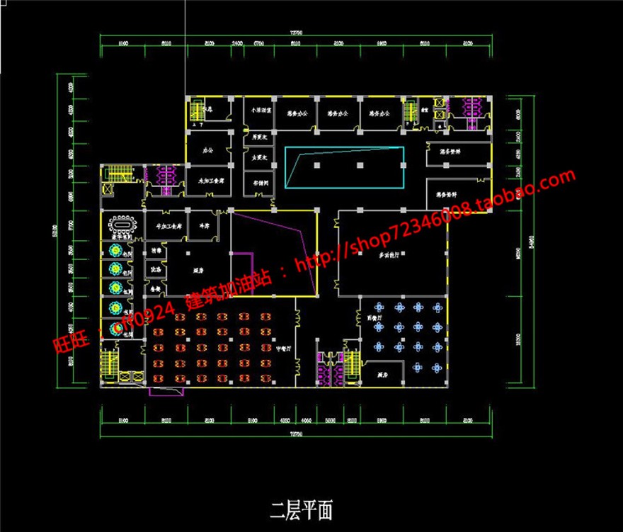 港务中心综合办公楼原创设计cad图纸su模型效果图文本