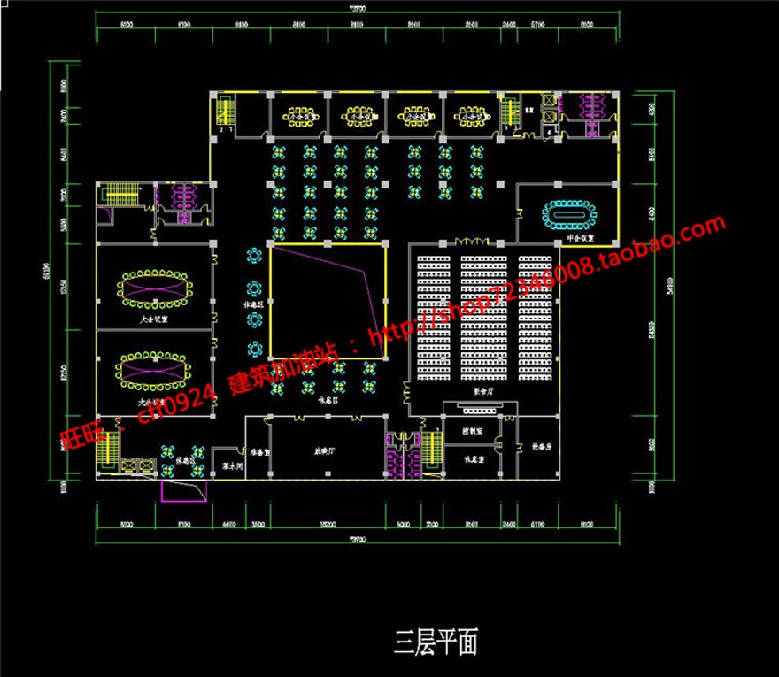 港务中心综合办公楼原创设计cad图纸su模型效果图文本