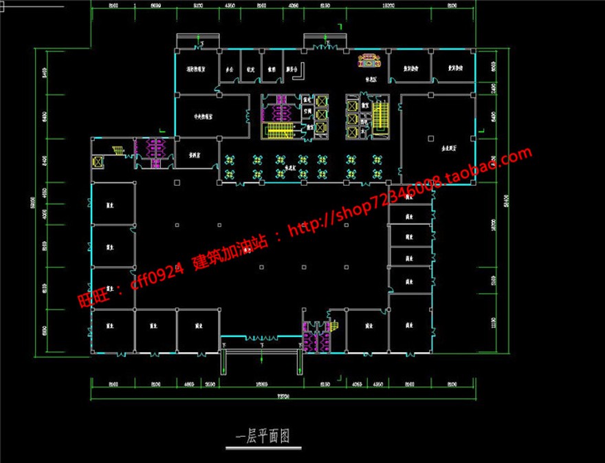 高层住宅办公楼建筑方案设计su模型+cad图纸+文本