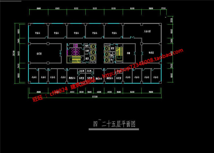 高层住宅办公楼建筑方案设计su模型+cad图纸+文本