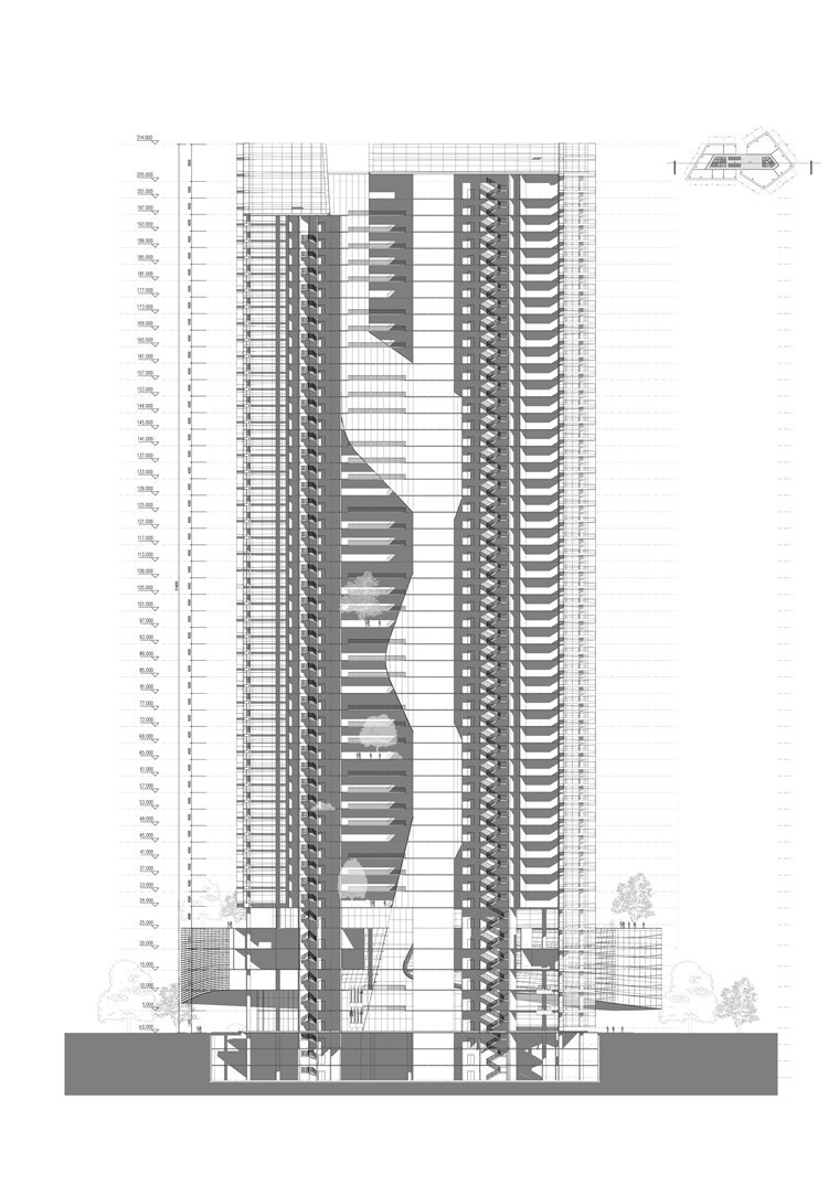 深圳设计企业总部大厦高层住宅3dmax模型cad总图平面效果图