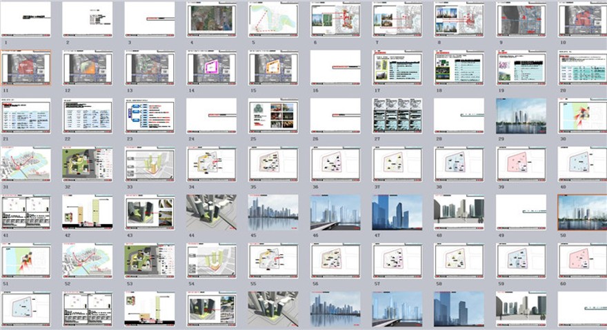 天津高层住宅办公核心区CBDsu模型+cad图+效果图+ppt文本