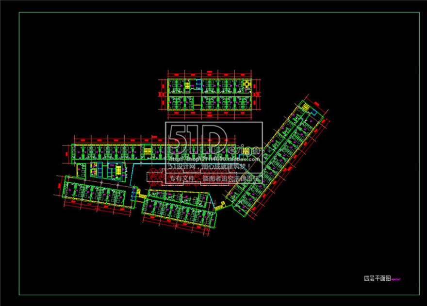 SU商业设计综合体模型办公cad图纸总图平面建筑方案