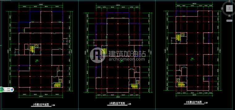 建筑资源70贵广办公园景观区设计办公楼cad图纸SU模型效果图