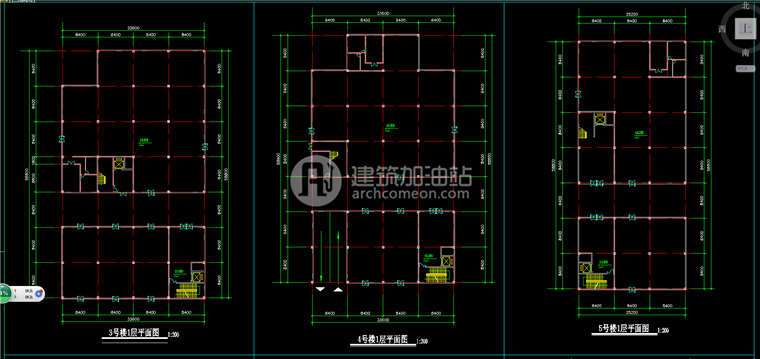 建筑资源70贵广办公园景观区设计办公楼cad图纸SU模型效果图