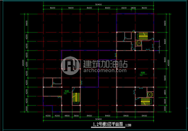 建筑资源70贵广办公园景观区设计办公楼cad图纸SU模型效果图